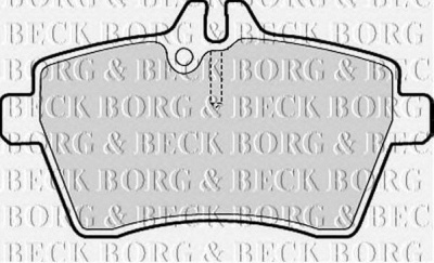 BORG & BECK bbp1950 -  Комплект тормозных колодок, дисковый тормоз